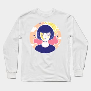 Eclipse girl Long Sleeve T-Shirt